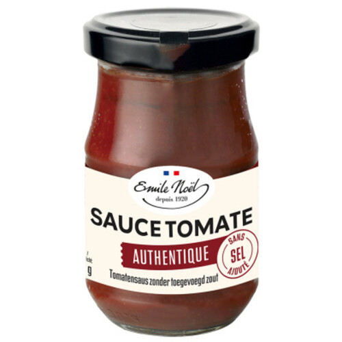 Emile Noël Sauce tomate authentique pauvre en sel Bio 190g