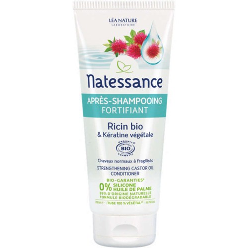 Natessance Après Shampoing Fortifiant Ricin Bio & Kératine 150ml