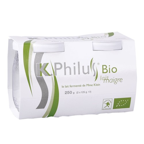 K. Philus Bio Lait Maigre Le Lait Fermenté de Mme Klein 2*125g