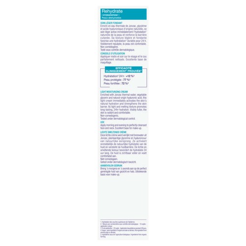 Eau Thermale Jonzac Soin Léger Réhydratant Bio 50ml