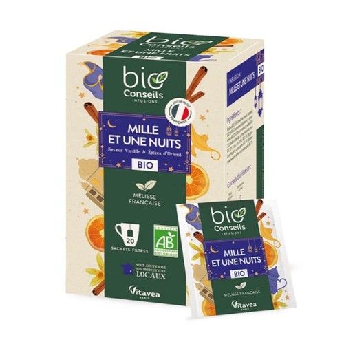 Bio Conseils Infusion Mille et une nuit Bio 20 sachets