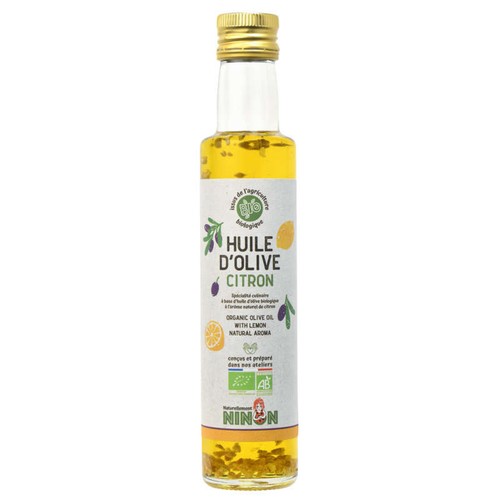 Naturellement Ninon Huile d'olive extra vierge citron bio 250ml