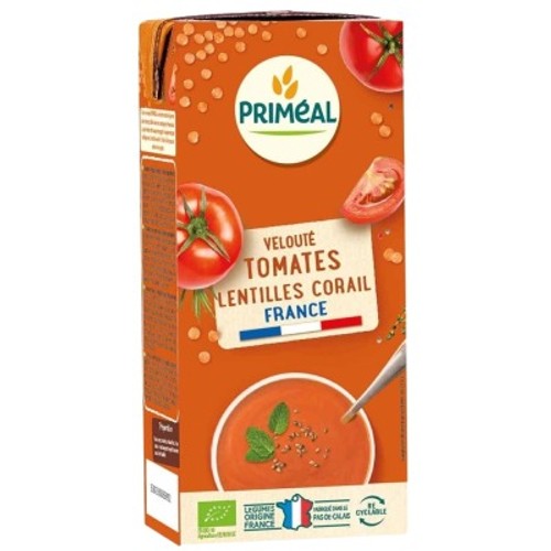 Priméal Velouté de tomate et lentille 33cl