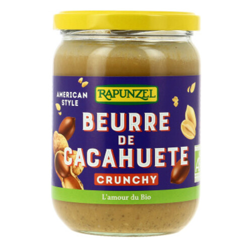 Beurre de cacahuète à l'américaine BIO Rapunzel 500g