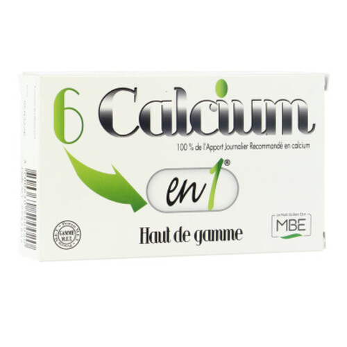 Mbe 6 Calcium en 1 - 60 Comprimés