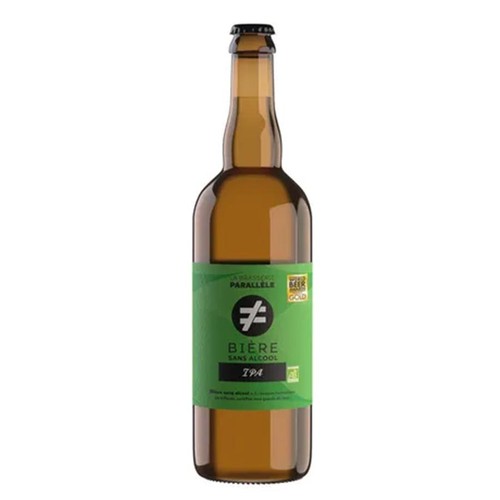 Brasserie Parallèle Bière IPA sans Alcool 0° vol. 75cl