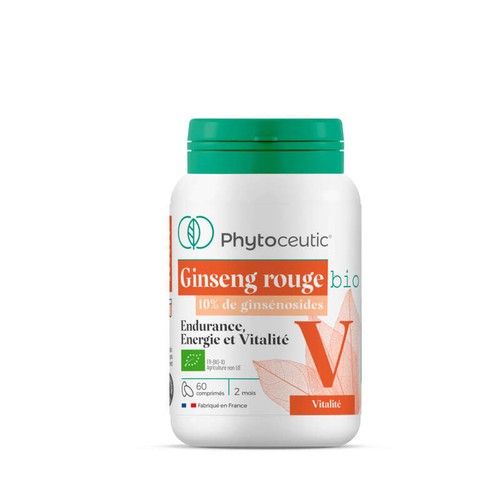 Phytoceutic Ginseng Rouge Bio - 60 Comprimés Bio