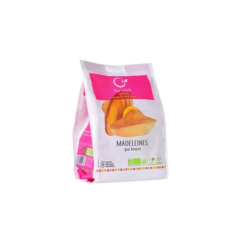 Bio Soleil Madeleines Pur Beurre Bio 200Gr - Emballage Individuel