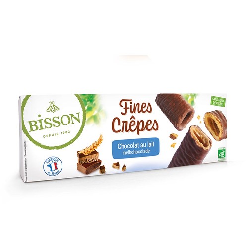 Bisson Fines crêpes chocolat au Lait 90g