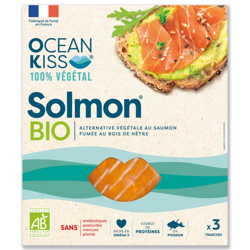 Océan Kiss Solmon Fume 100% végétal 75g