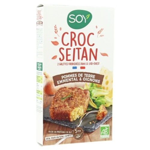Soy Croc Seitan Pommes de Terre, Emmental et Oignons Bio 200g