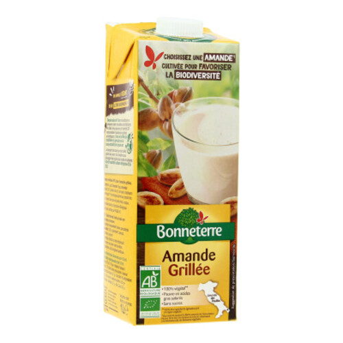 Bonneterre Boisson Amande Grillee Sans Sucres 1L