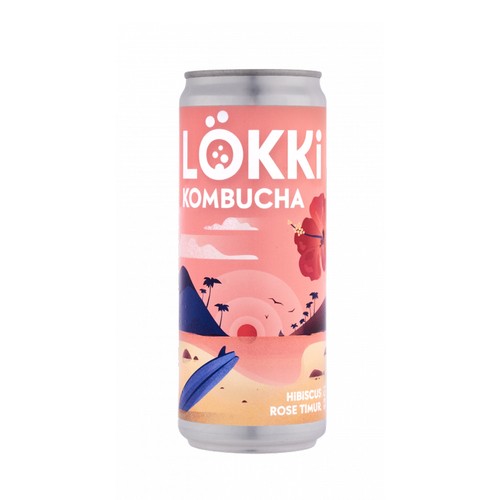Jubiles Kombucha Hibiscus Rose 33cl