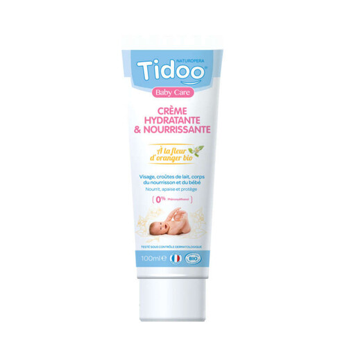 Tidoo Crème Hydratante et Nourrissante Fleur d'Oranger Bio 100ml