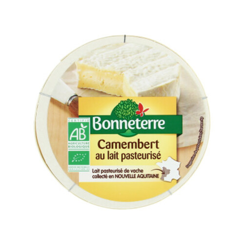 Bonneterre Camembert Pasteurisé Bio 250g