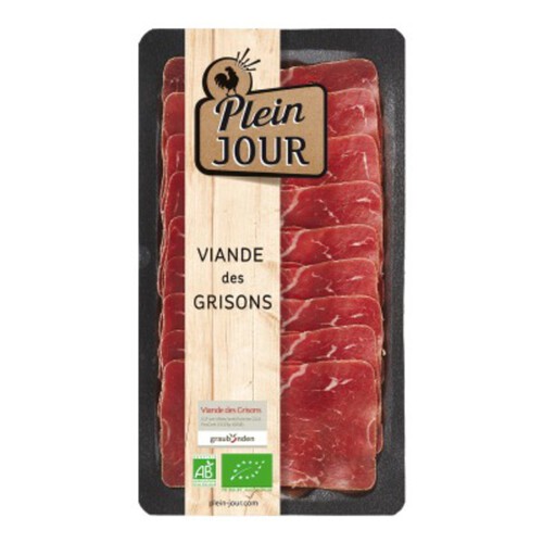 Plein Jour Viande Des Grisons Igp Bio 80G