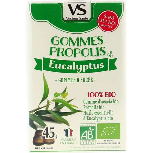 Vecteur Santé Gomme Propolis Eucalyptus 45g