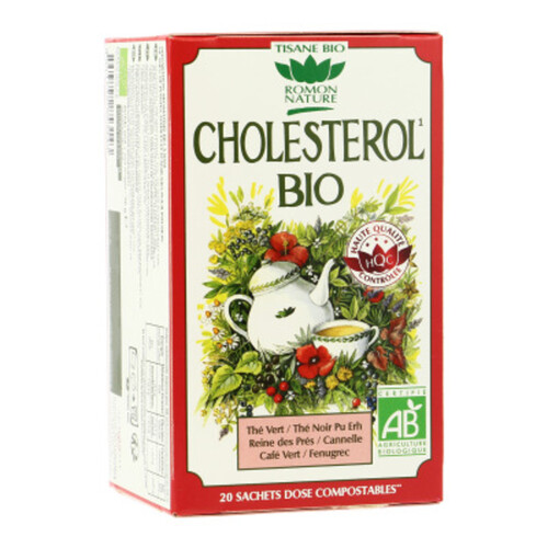 Romon Nature Tisane Bio en sachet Cholestérol x20