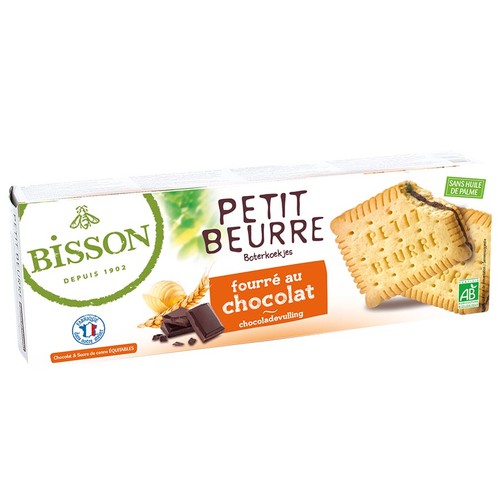 Bisson Biscuits Petit Beurre Fourré au Chocolat 197g