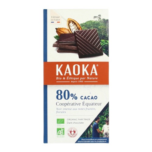 Kaoka Chocolat Noir Equateur Bio 100g
