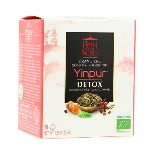 Thes De La Pagode Thé Vert Yinpur Detox X18