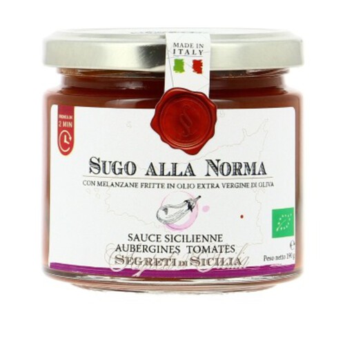 Frantoi Cutrera Sauce Sicilienne Aubergines & Tomates 190G
