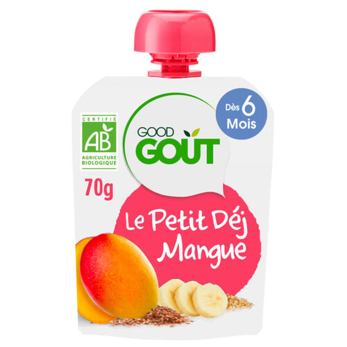 Good Goût Gourde Mangue Bio - dès 4 mois 
