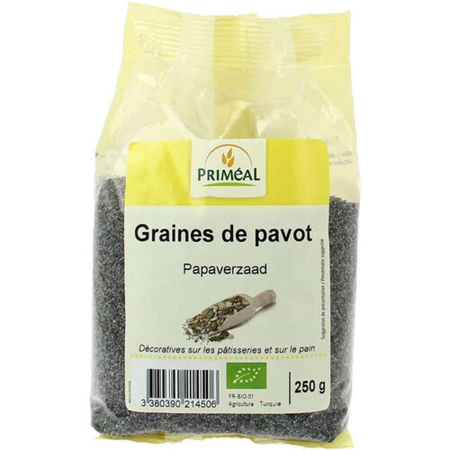 Priméal Graines de Pavot 250g