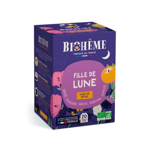 Biohême Infusion Fille de lune Note de Pèche x20