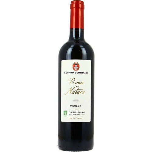 Gérard Bertrand Prima Nature Merlot Bio Igp Oc, Rouge 75cl