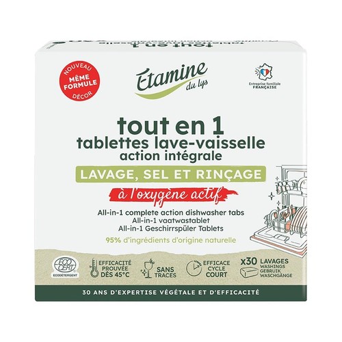 Etamine du Lys Tablette Vaisselle Tout En 1 *30 - 411g