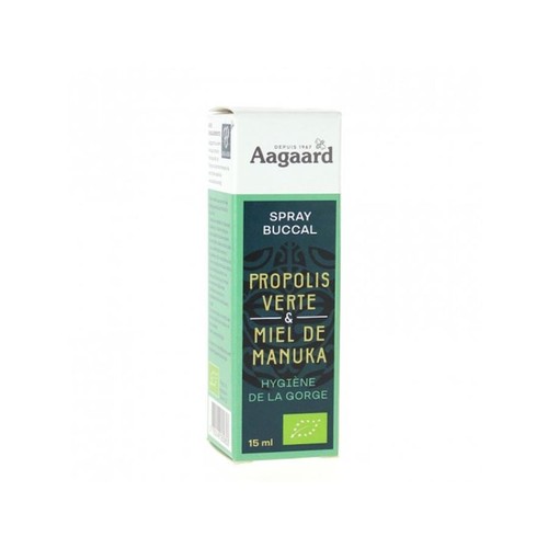 Aagaard Spray Buccal à la propolis verte 15ml