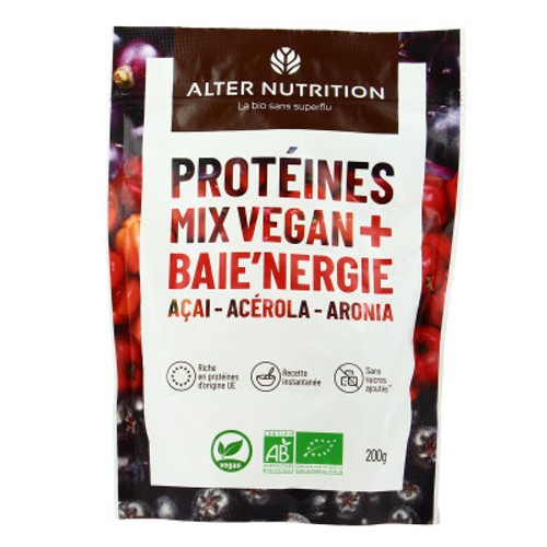 Alter Nutrition Protéine Bai'energie Vegan Bio 200g