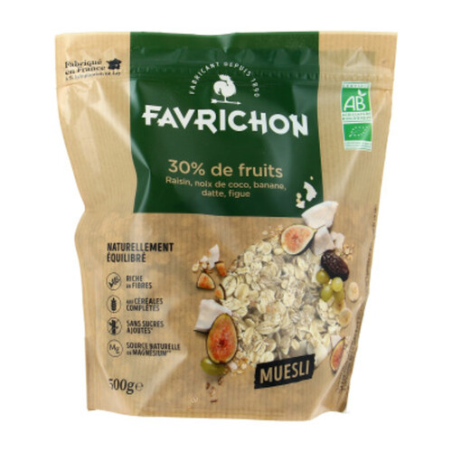 Favrichon Muesli 30% de Fruits 500g