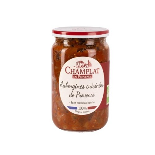Champlat Aubergines Cuisinées Bio 360g