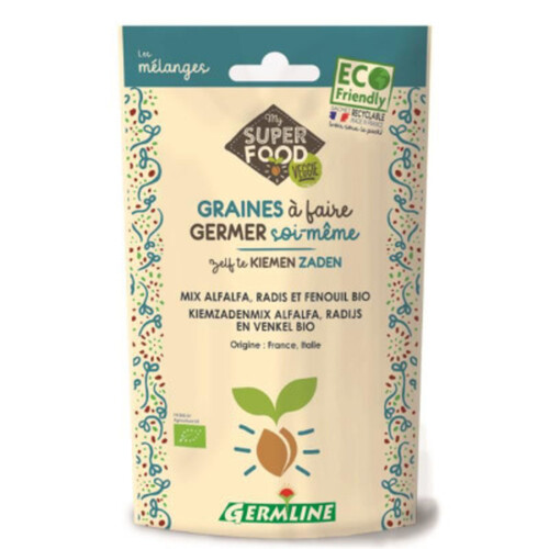 Germ Line Alfa Radis Fenouil Graines À Germer Bio 150g