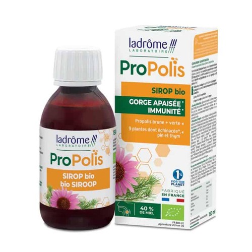 Ladrôme Propolis Sirop Gorge Apaisée Immunité Bio 150ml