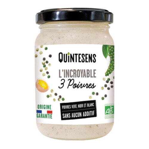 Quintesens l'Incroyable Sauce 3 Poivres 180g