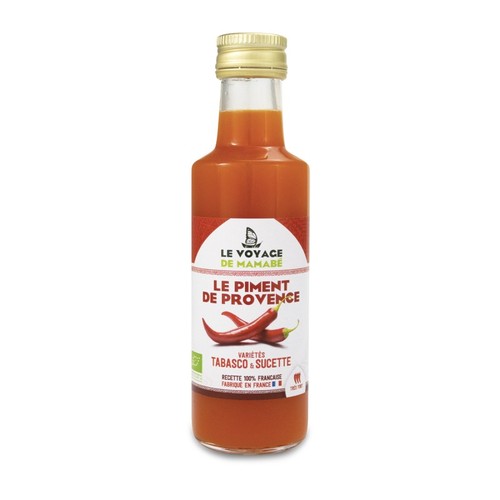 Le Voyage de Mamabé Le Piment de Provence Sauce Tabasco 108g