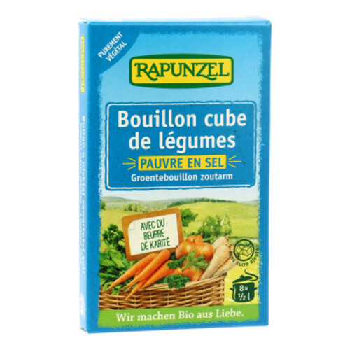 Rapunzel Bouillon De Légumes Sans Sel 68G Bio