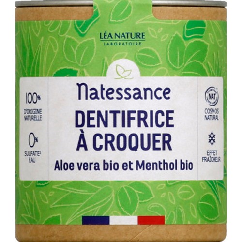 Natescience Beaute Dentifrice À Croquer Menthe Bio 80Pastilles