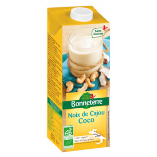 Bonneterre Boisson Noix De Cajou Coco Bio 1L