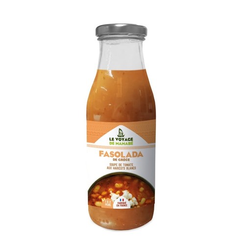 Le Voyage de Mamabé Fasolada Soupe de Tomates aux Haricots Blancs 490g