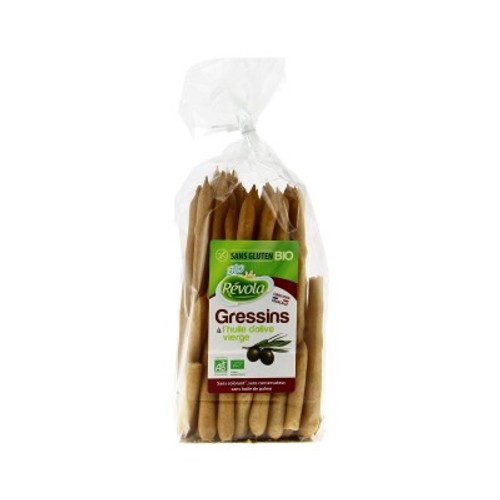 Biorevola Gressins À L'Huile D'Olive Sans Gluten Bio 100G