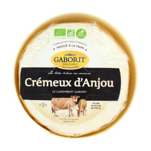 Gaborit Camembert Crémeux D'Anjou Bio 250g