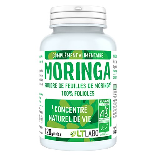 Lt Labo Gélules  Moringa Vegan Bio x120 60g