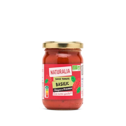 Naturalia Sauce Tomate Basilic 190g