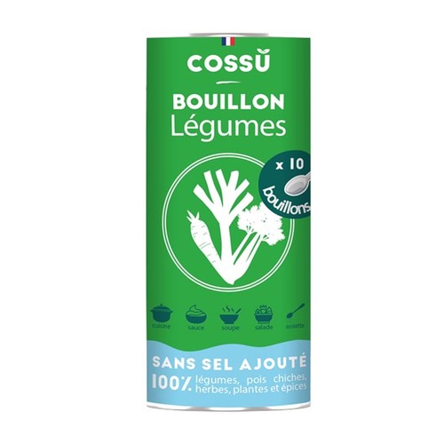 Cossu Bouillon de légumes en poudre Bio 40g