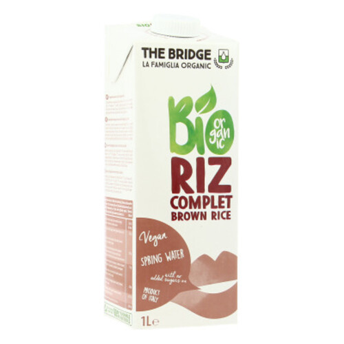 The Bridge Boisson Bio Riz Complet 1L