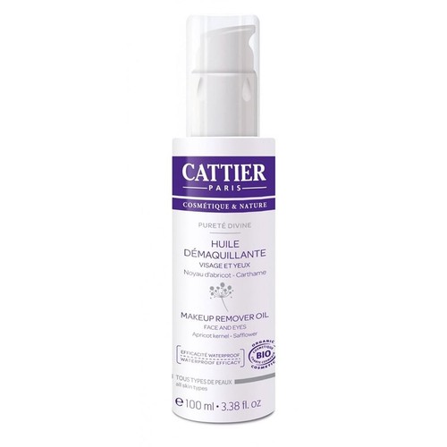 Cattier Huile Démaquillante Visage & Yeux Bio 100ml